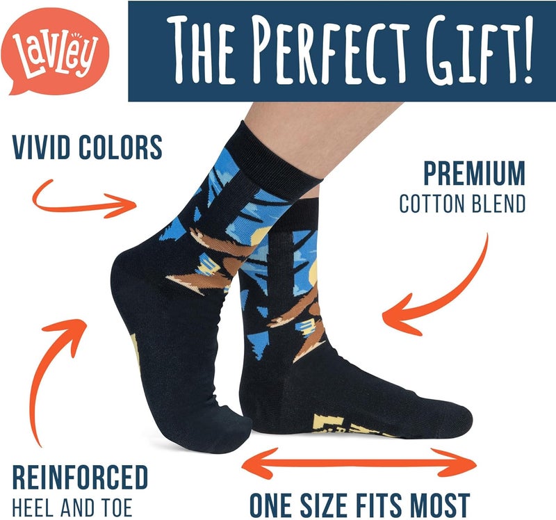 Lavley Outdoors Socks - Hiking and camping gifts for men and women - Great for nature lovers - Holiday or birthday gift - Image 3